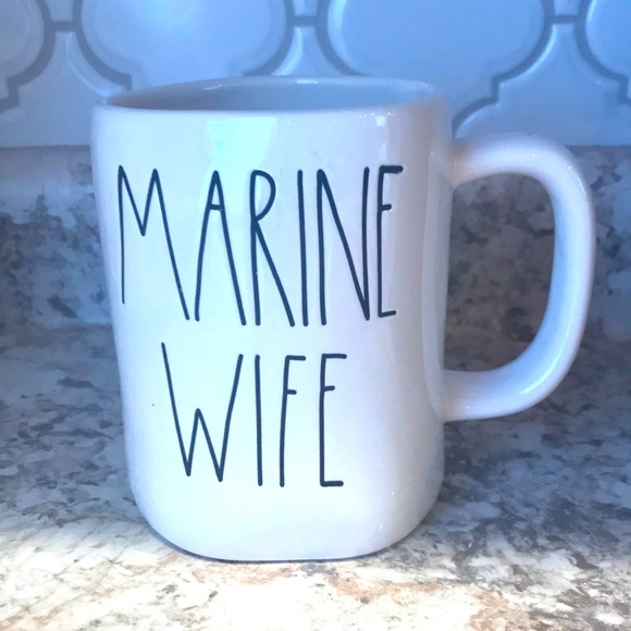 Rae Dunn Marine Wife Mug - Picture 1 of 3